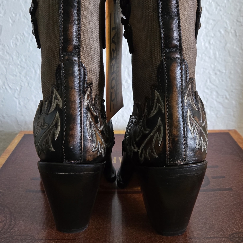 Corral Brown Western Boots – New Size 5 - Picture 3 of 6